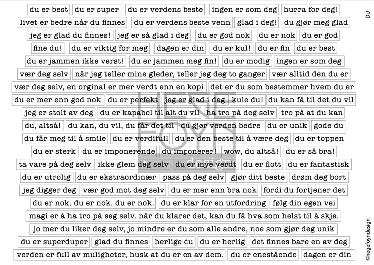 Hege Foyn - Klistermerker