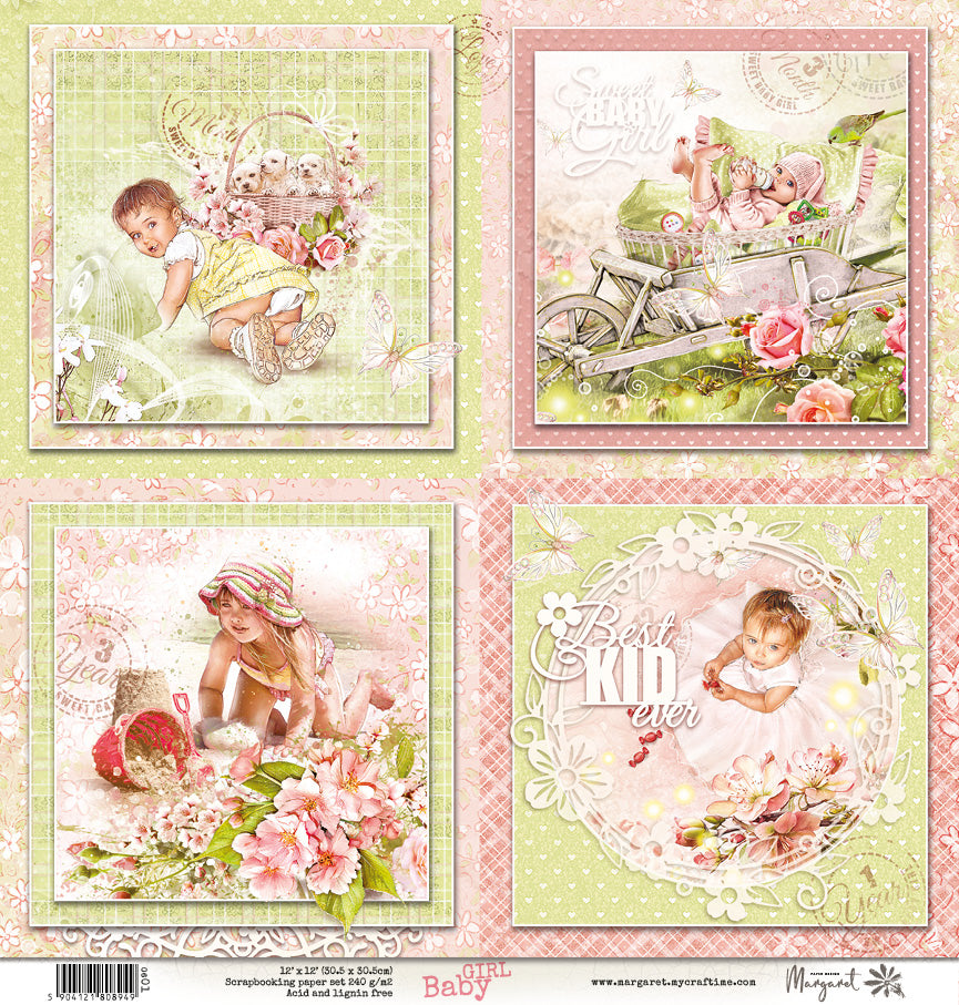 MyCrafTime - Baby Girl 12x12"