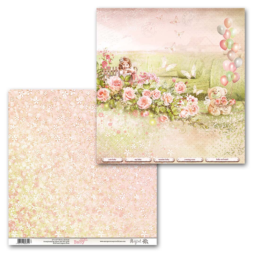 MyCrafTime - Baby Girl 12x12"
