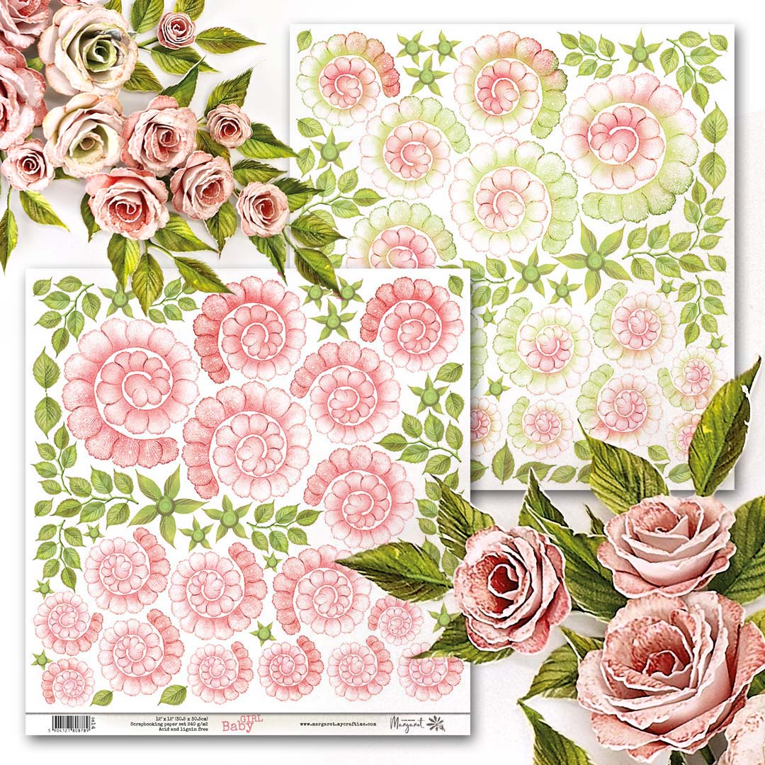 MyCRAFtime - Baby Girl - Roses