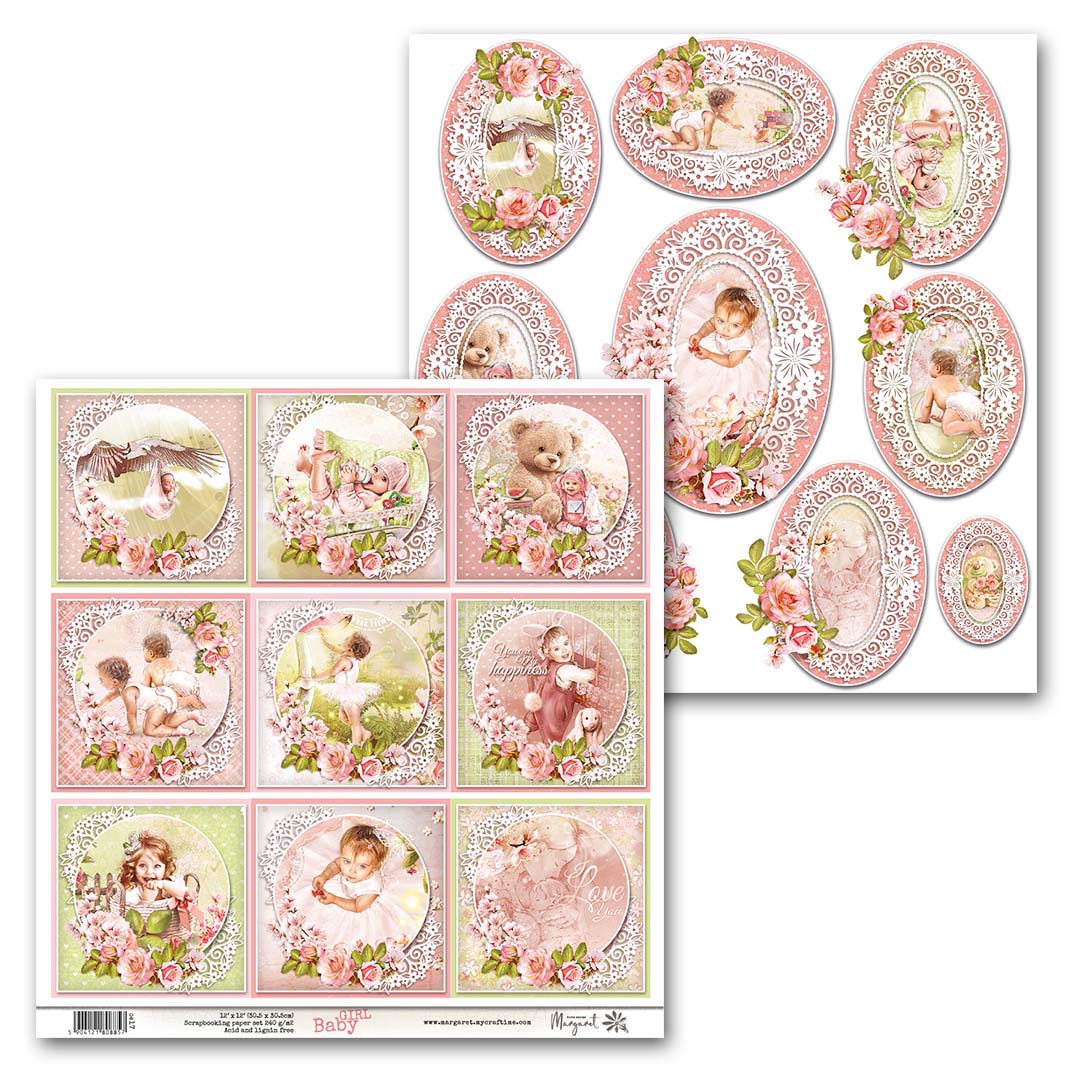 MyCRAFtime - Baby Girl - mirror 0617