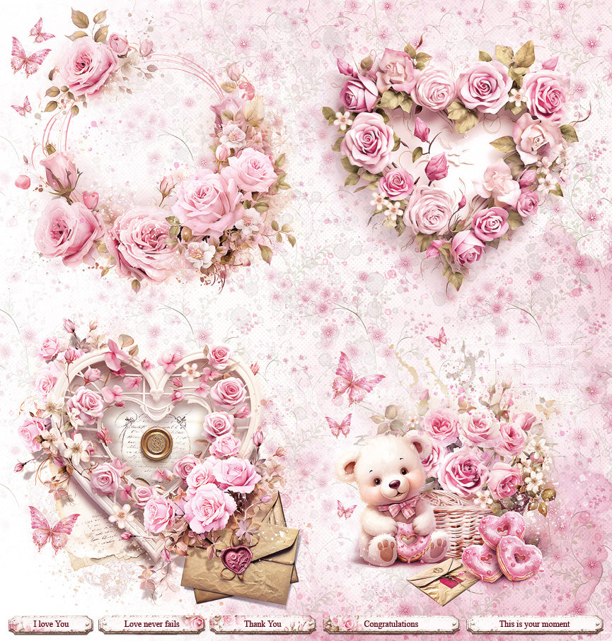 MyCrafTime - Love me True 12x12"