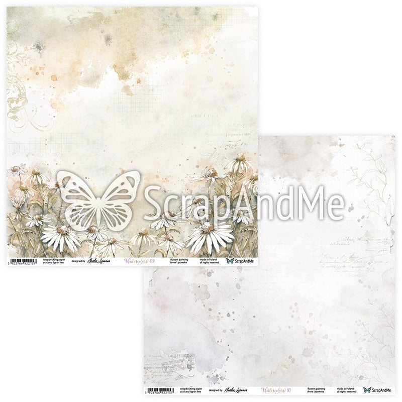 ScrapAndMe - Watercolors 12x12