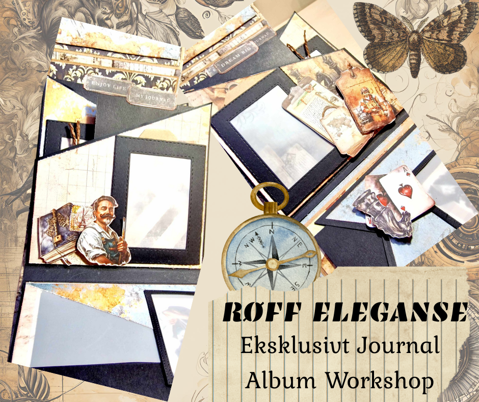 Røff Eleganse – Eksklusivt Journal Album Kurs - m/kit