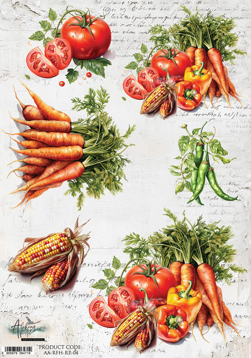 AlchemyOfArt - Rispapir A4 - Recipe for happiness 2