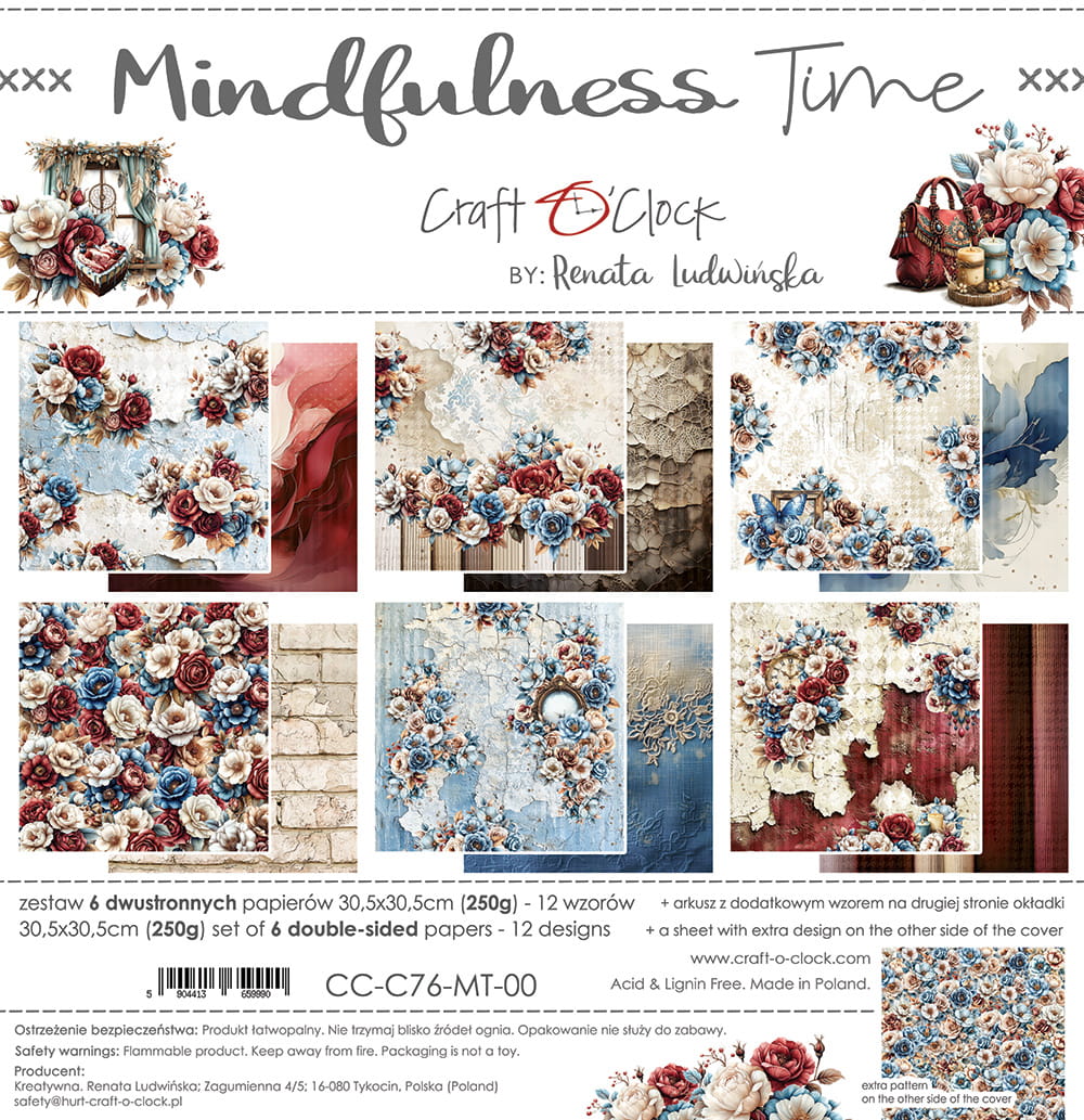Craft o`clock - Mindfulness Time 8x8" mix