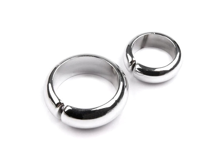 Dekorative ringer 18 mm og 23 mm – sølv
