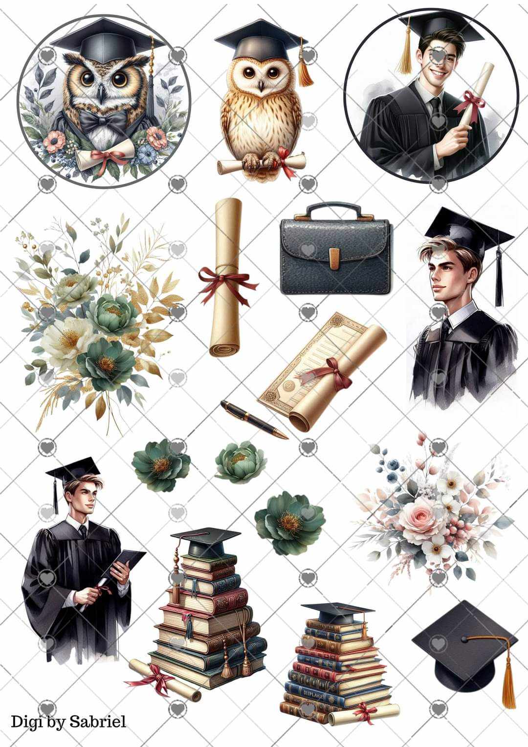 Utklipsark A4 - student