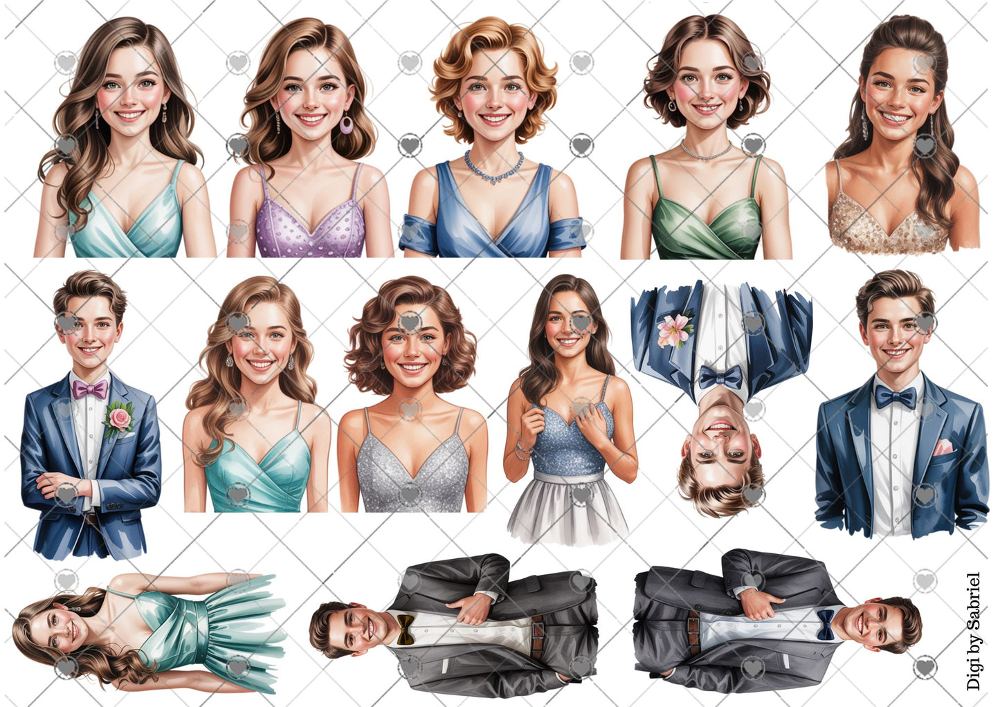 Utklipsark A4 - Konfirmanter 2