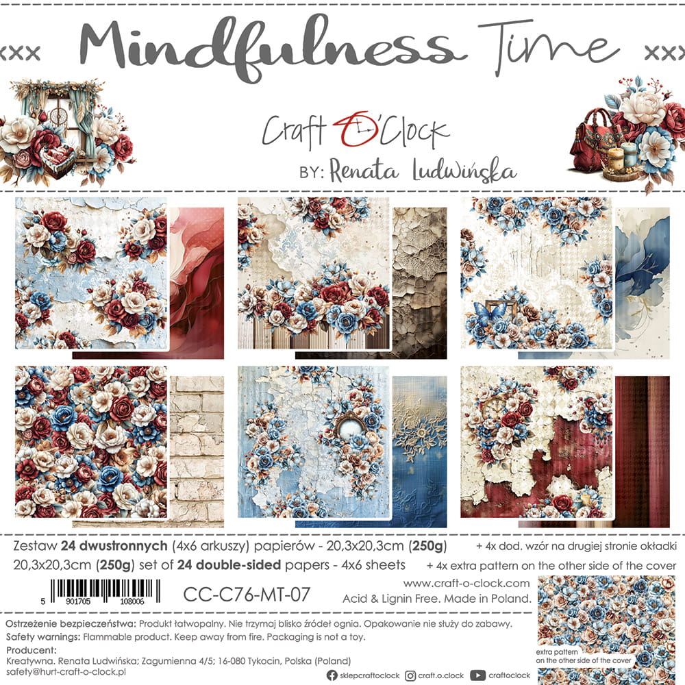 Craft o`clock - Mindfulness Time 8x8"
