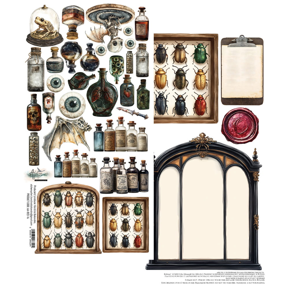 AlchemyOfArt - Behind Close Door - klippeark insekter