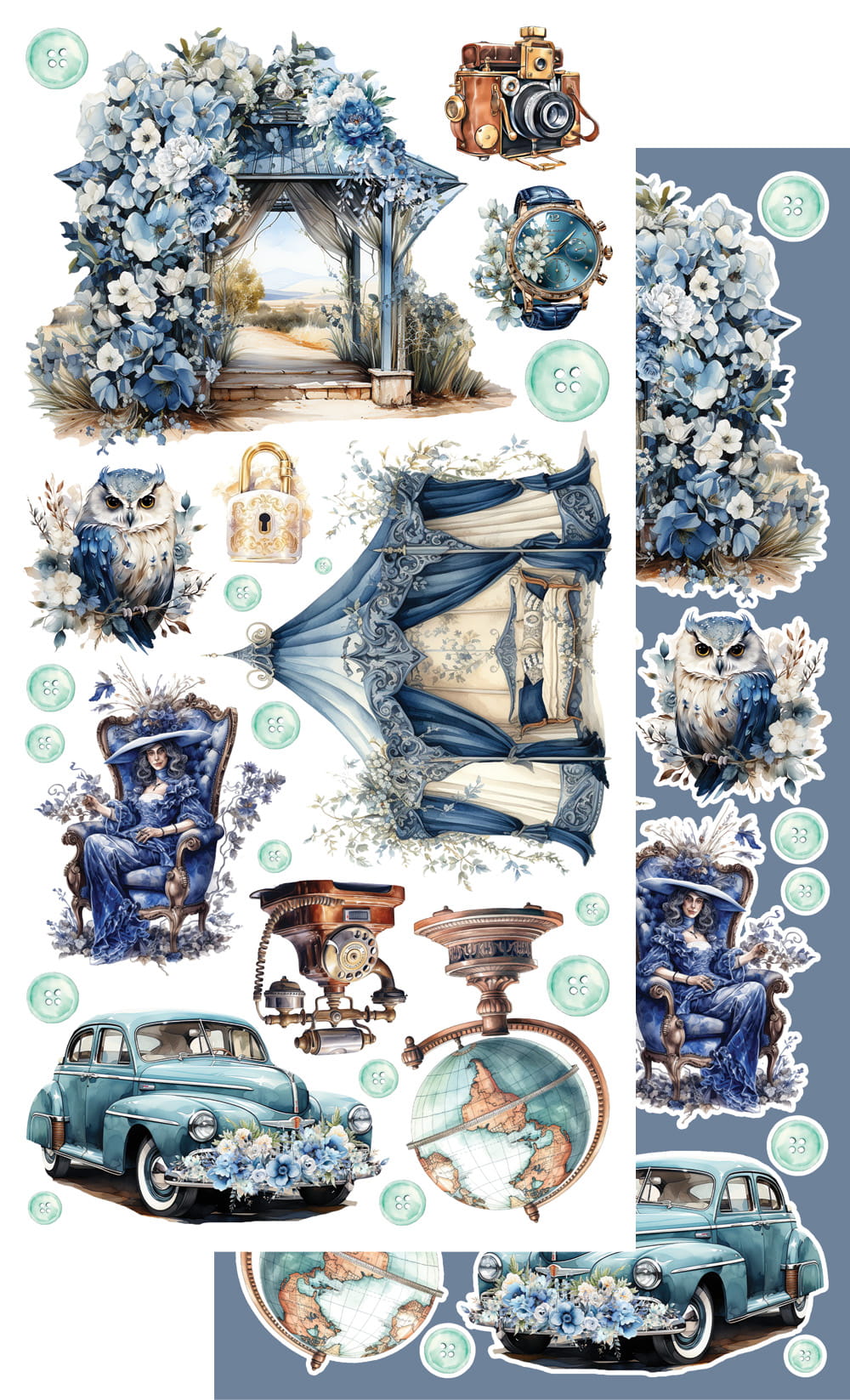 AlchemyOfArt - In Frosty Colors -klippeblokk