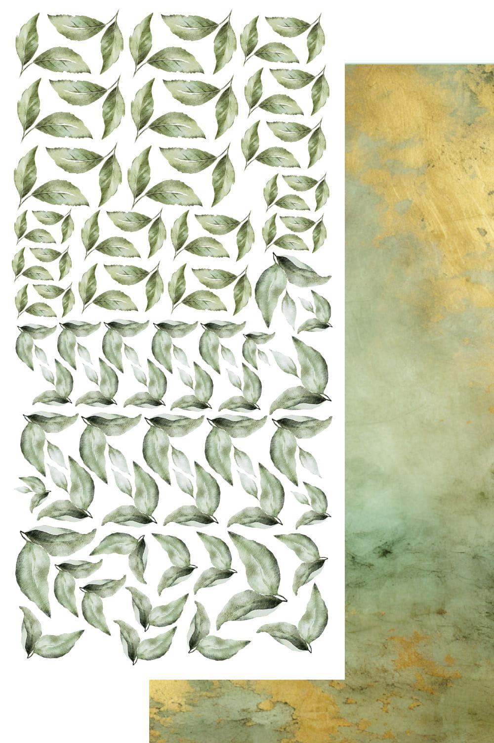Alchemyofart - Leaves 6x12"