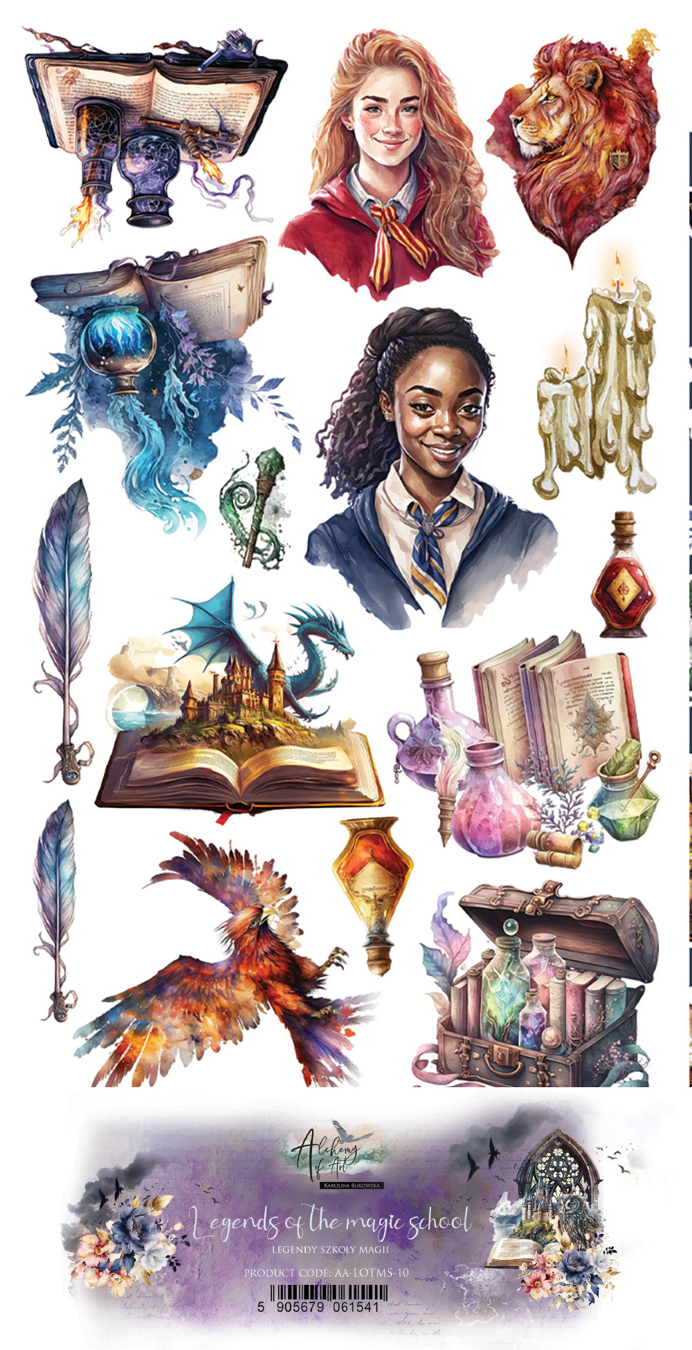 AlchemyOfArt - Legends of the magic school - klippebok