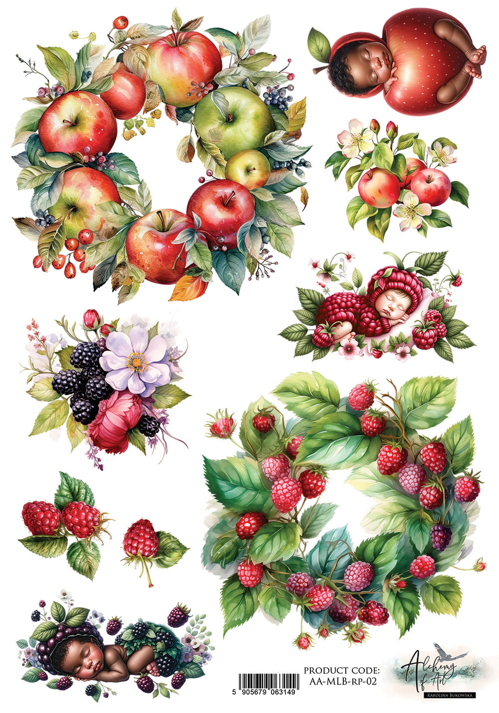 AlchemyOfArt - Rispapir A4 - My little Baby - 02