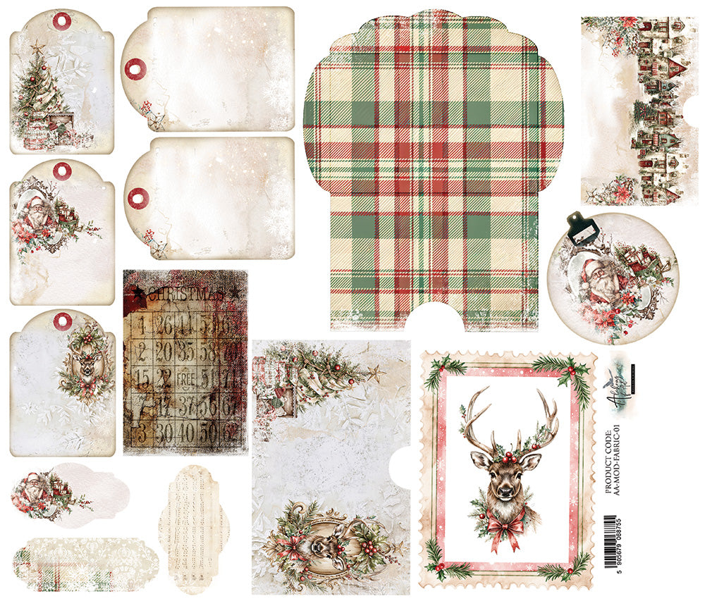 AlchemyofArt -The magic of december - stoffdekor 01