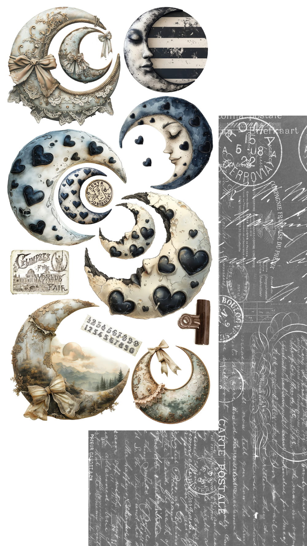 AlchemyOfArt - Natural Beauty - klippeblokk Junk Journal