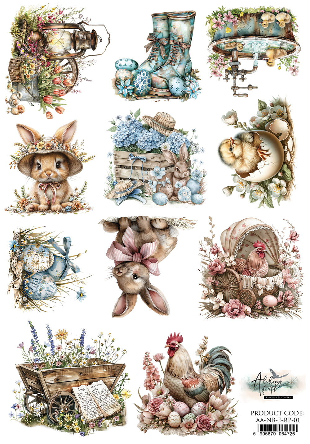 AlchemyOfArt - Rispapir A4 - Natural Beauty 01