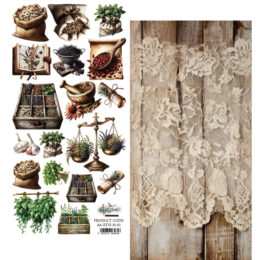 AlchemyOfArt - Recipe For Happiness - klippeark 6x12"