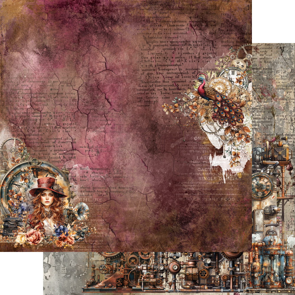 AlchemyOfArt - Steampunk Time 6x6"