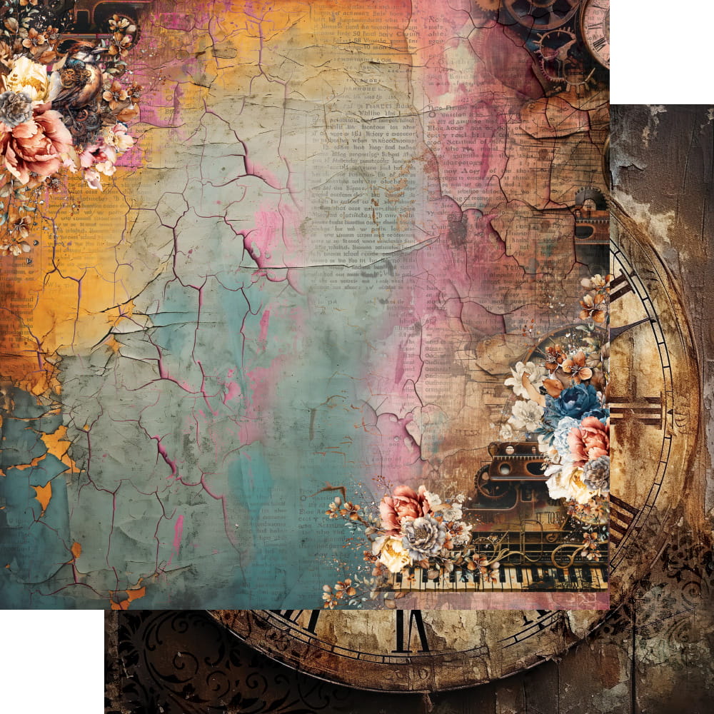 AlchemyOfArt - Steampunk Time 6x6"