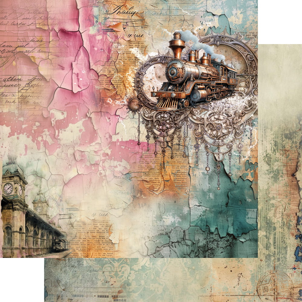 AlchemyOfArt - Steampunk Time 6x6"