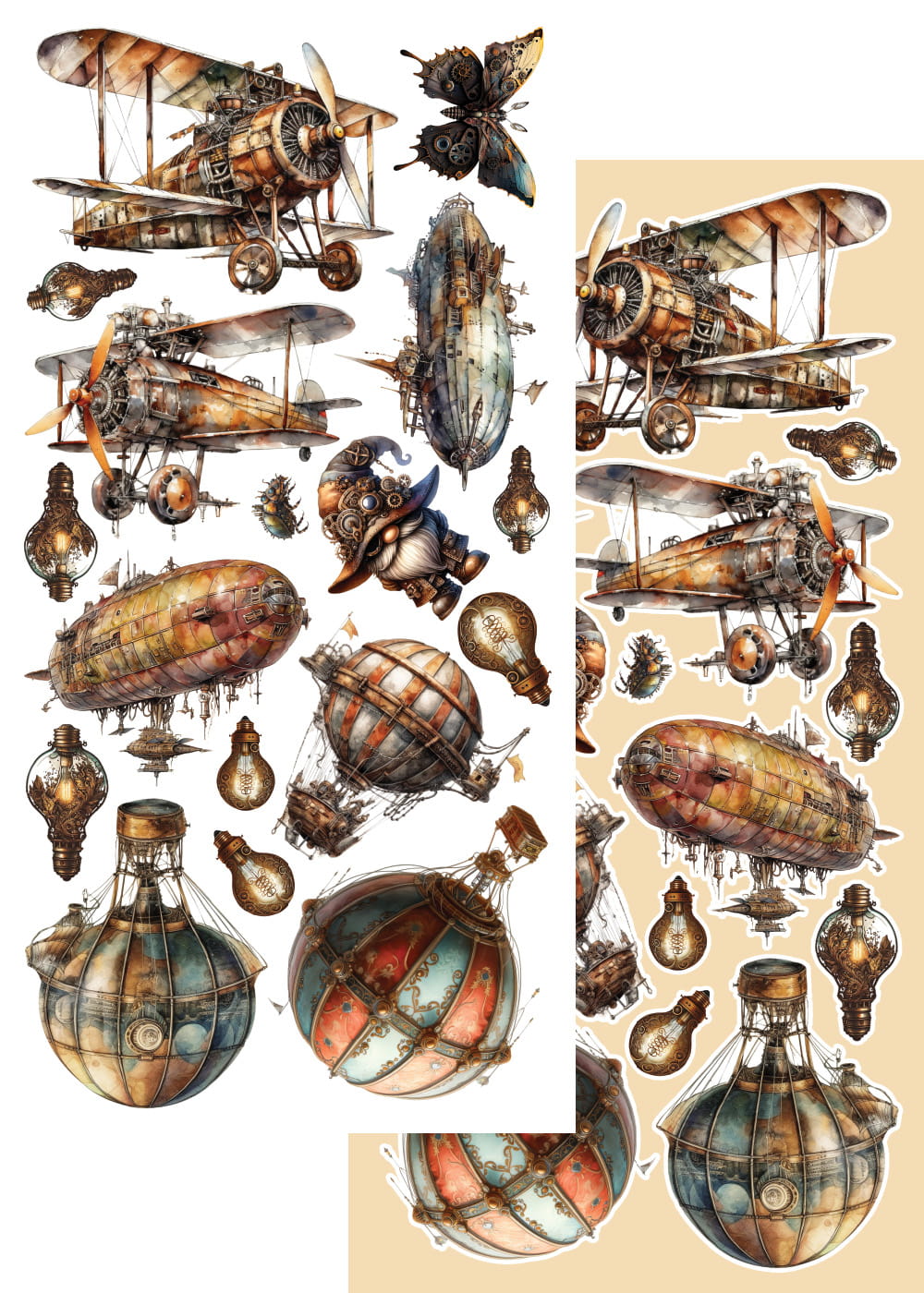AlchemyOfArt- Steampunk Time - klippeblokk