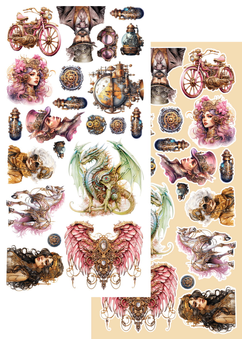 AlchemyOfArt- Steampunk Time - klippeblokk