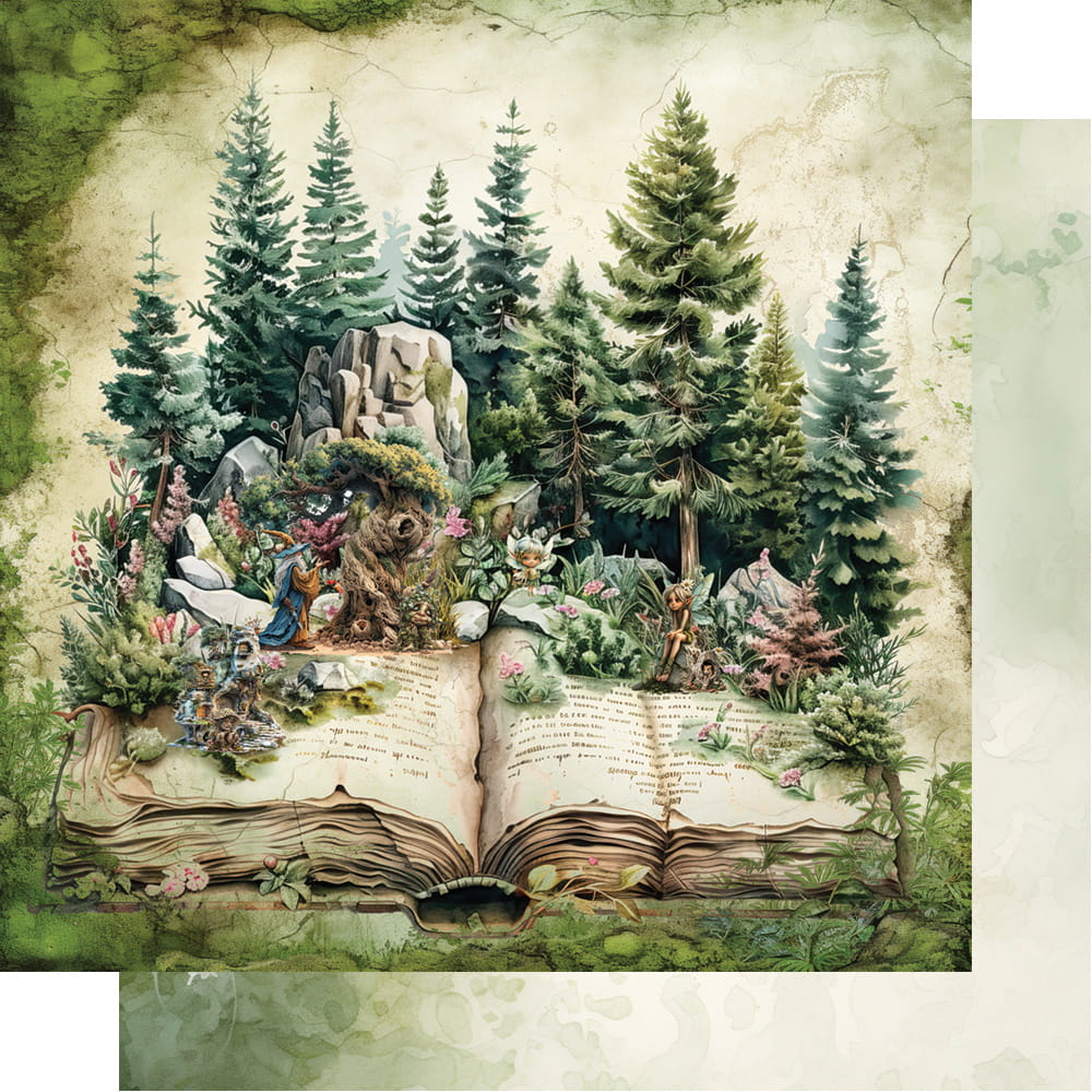 AlchemyOfArt - Tales of moss and fern 6x6"