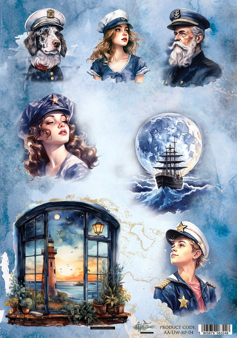 AlchemyOfArt - Rispapir A4 - Underwater World -04