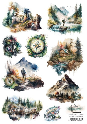 AlchemyOfArt - Rispapir A4 - Whisper of the montain 01