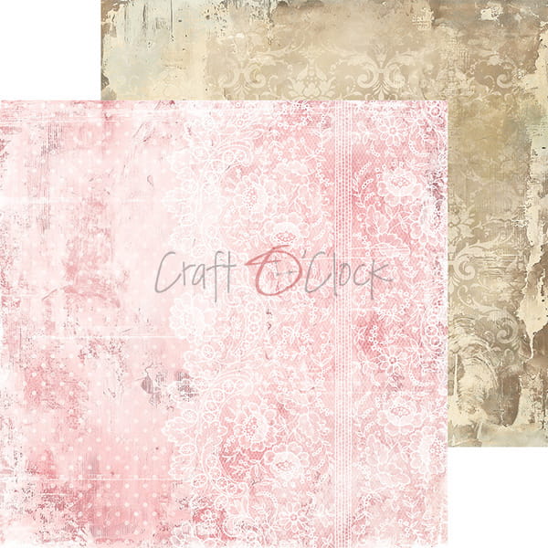 Craft o`clock - Girl & Curl 8x8"mix