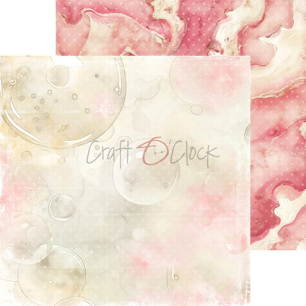 Craft o`clock - Girl & Curl 8x8"mix
