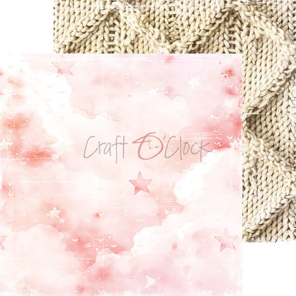 Craft o`clock - Girl & Curl 8x8"mix