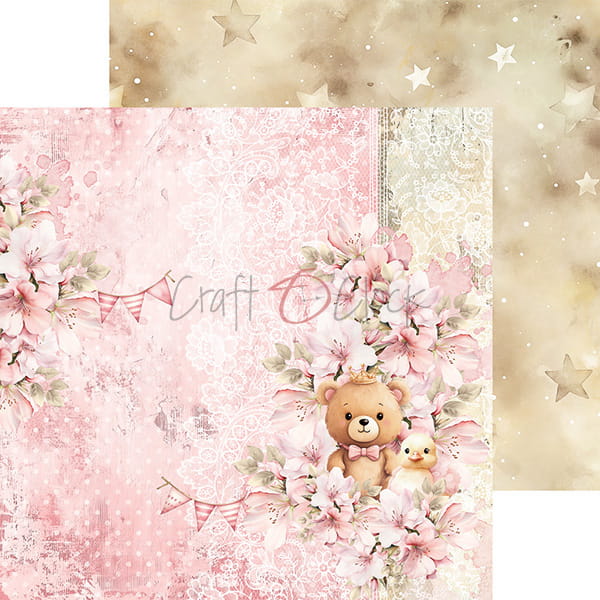 Craft o`clock - Girl & Curl 8x8"mix