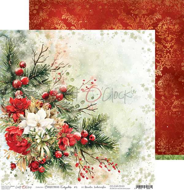 Craft o`clock Christmas Everywhere 12x12"