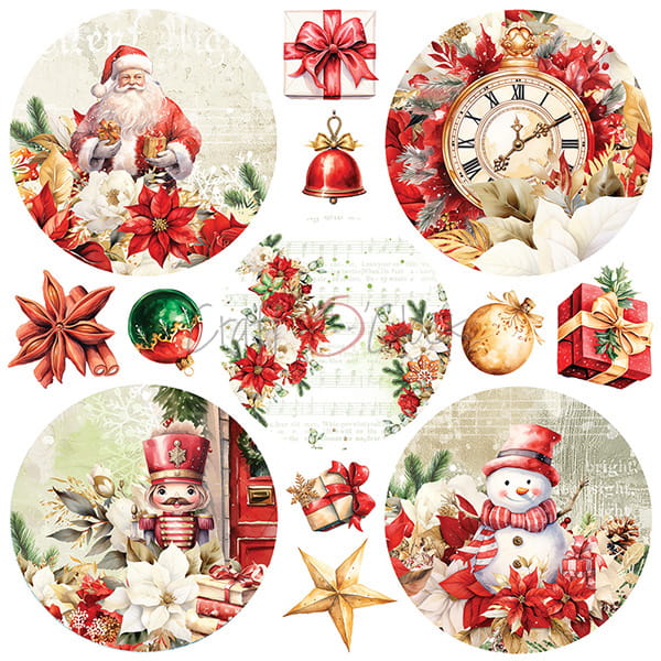 Craft o`clock - Christmas Everywhere 8x8"