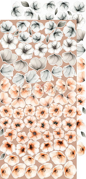 Craft o`clock - Nighttime chill - klippebok Flowers