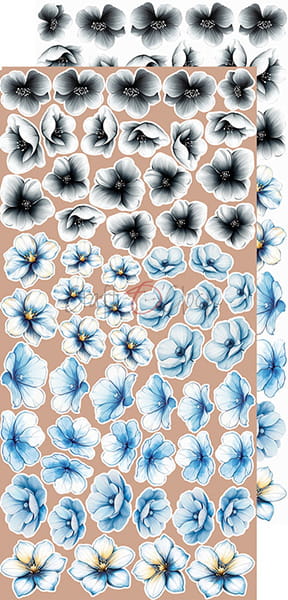 Craft o`clock - Nighttime chill - klippebok Flowers