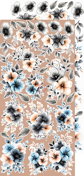 Craft o`clock - Nighttime chill - klippebok Flowers