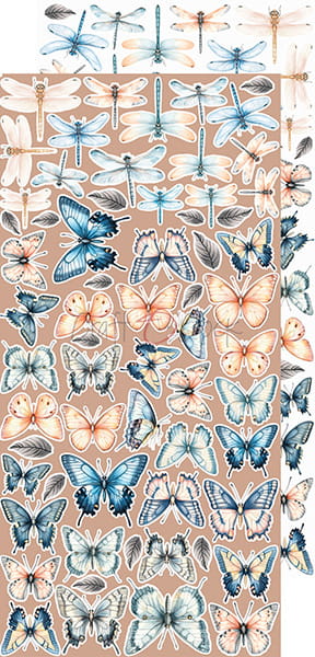 Craft o`clock - Nighttime Chill - klippeblokk flowers