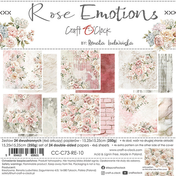 Craft o `clock - Rose Emotions 6X6"