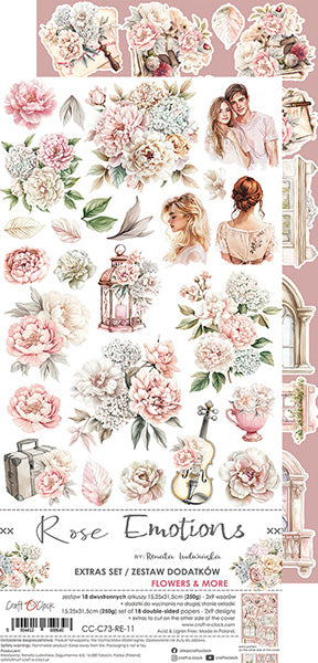 Craft o`clock - Rose Emotion - klippebok mix