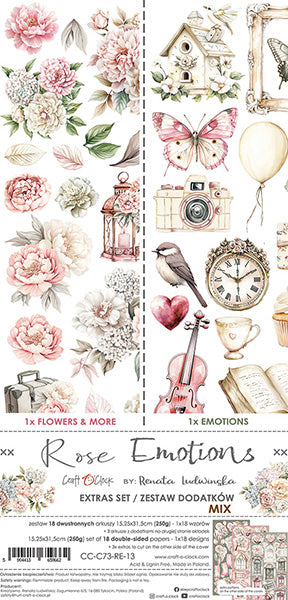 Craft o`clock - Rose Emotion - klippebok mix