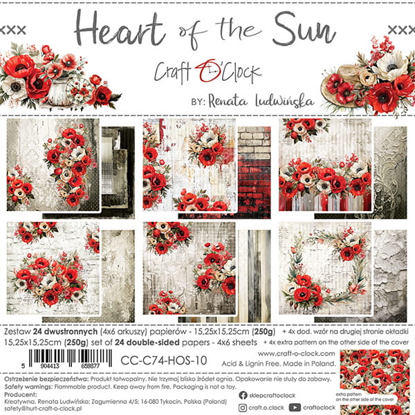 Craft o `clock - Heart of the sun 6X6"