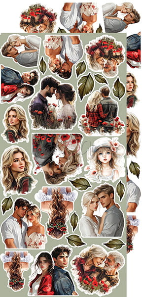 Craft o`clock - Heart of the sun - Flowers&more 6x12"