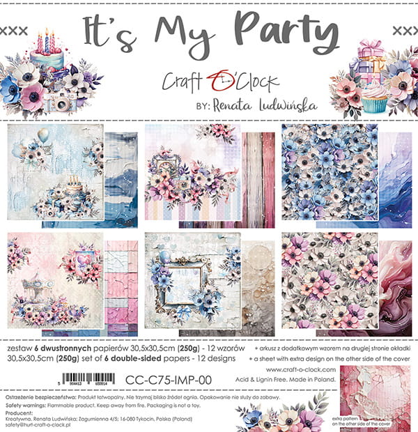 Craft o`clock - It`s my party 12x12"