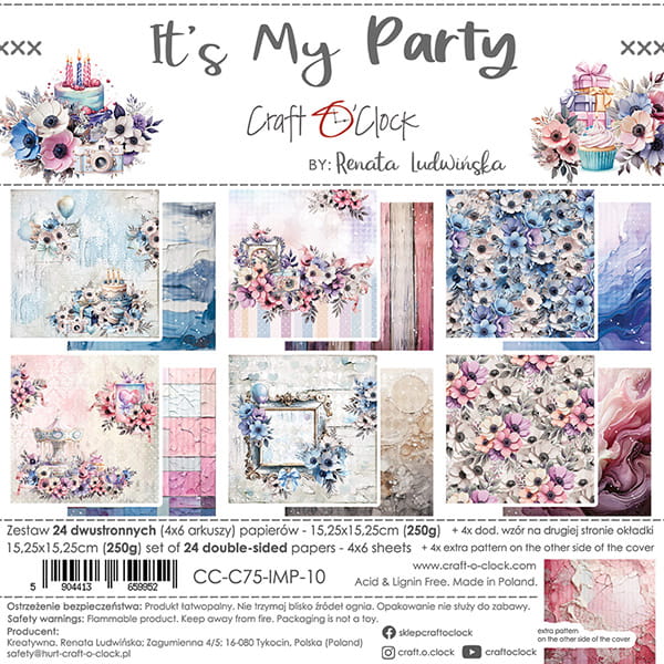 Craft o `clock - It`s my party 6X6"