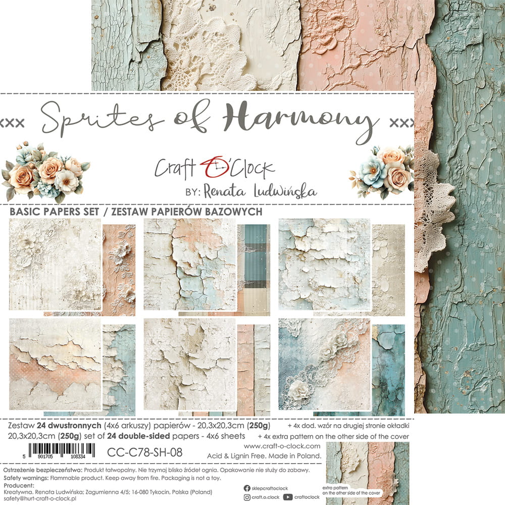 Craft o`clock - Sprites of harmony -8x8" mix