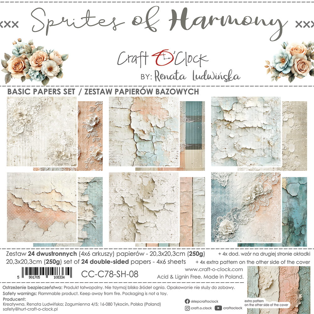 Craft o`clock - Sprites of harmony -8x8" mix